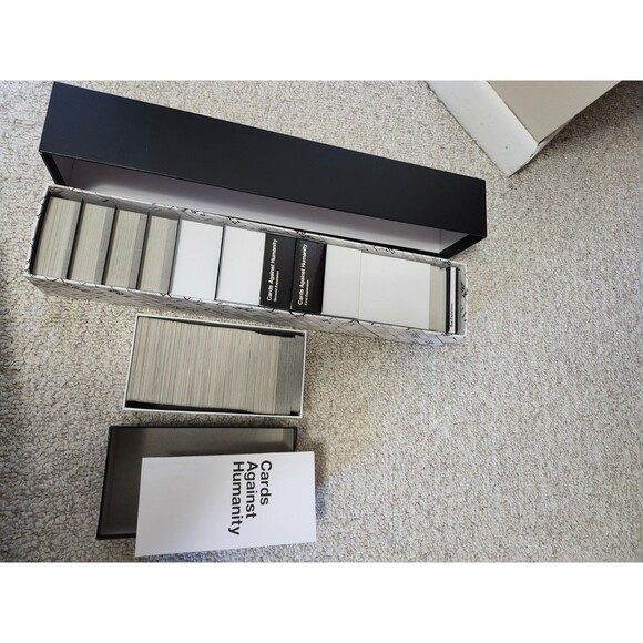 Cards Against Humanity + The Bigger Blacker Box with Cards & Expansion Packs - Picture 2 of 2